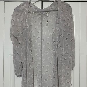 Lauren Conrad sheer shirt